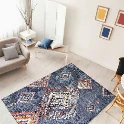 Indoor Rug - 8 x 10 Blue/Multi Best