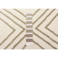 Indoor Rug - 5 x 7 White/Tan Hot