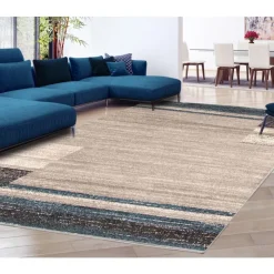 Indoor Rug - 8 x 10 Grey/Blue Sale