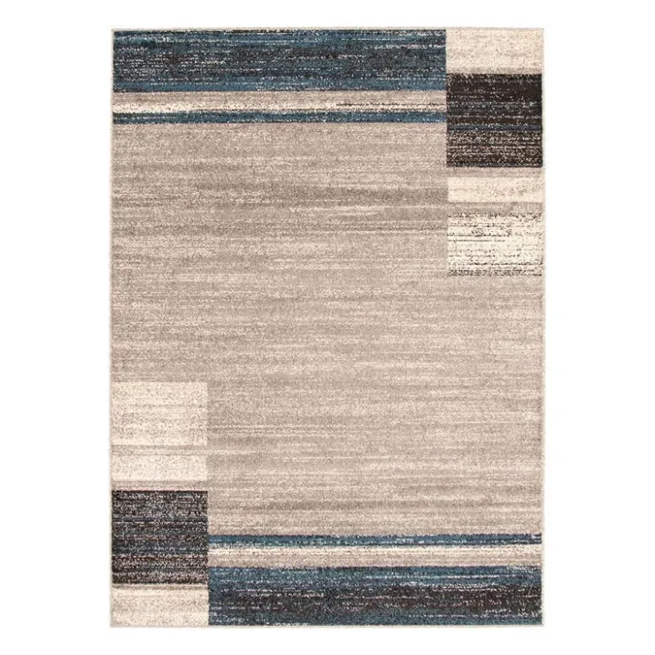 Indoor Rug - 8 x 10 Grey/Blue Sale