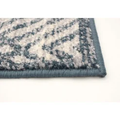 Indoor Rug - 8 x 10 Petrol/Silver Best