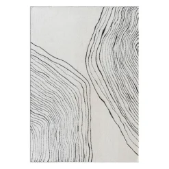Indoor Rug - 5 x 8 Beige / Black Clearance