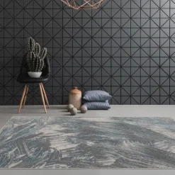 Indoor Rug - 5x8 Grey/Blue/Beige Online
