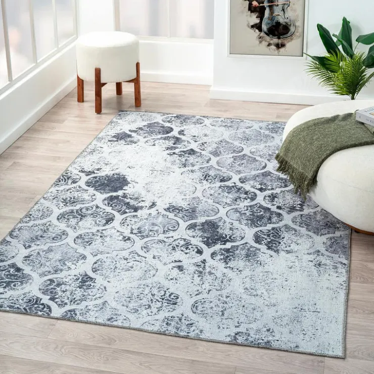 Indoor Rug - 5x7 Grey Clearance
