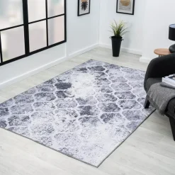 Indoor Rug - 5x7 Grey Clearance