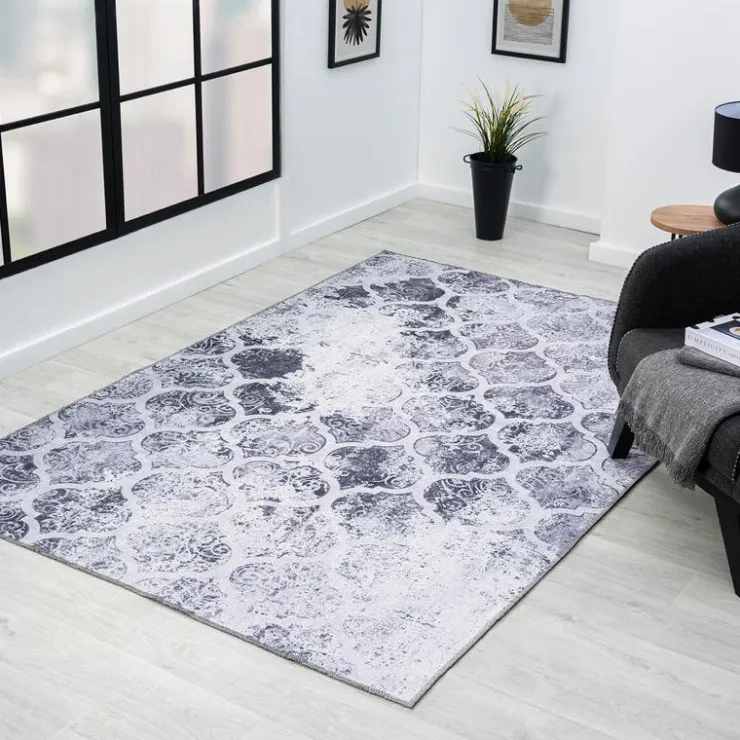 Indoor Rug - 5x7 Grey Clearance