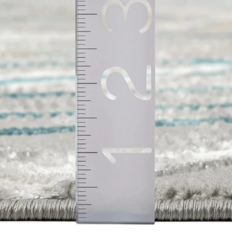 Indoor Rug - 5x8 Grey/Gold/Blue New