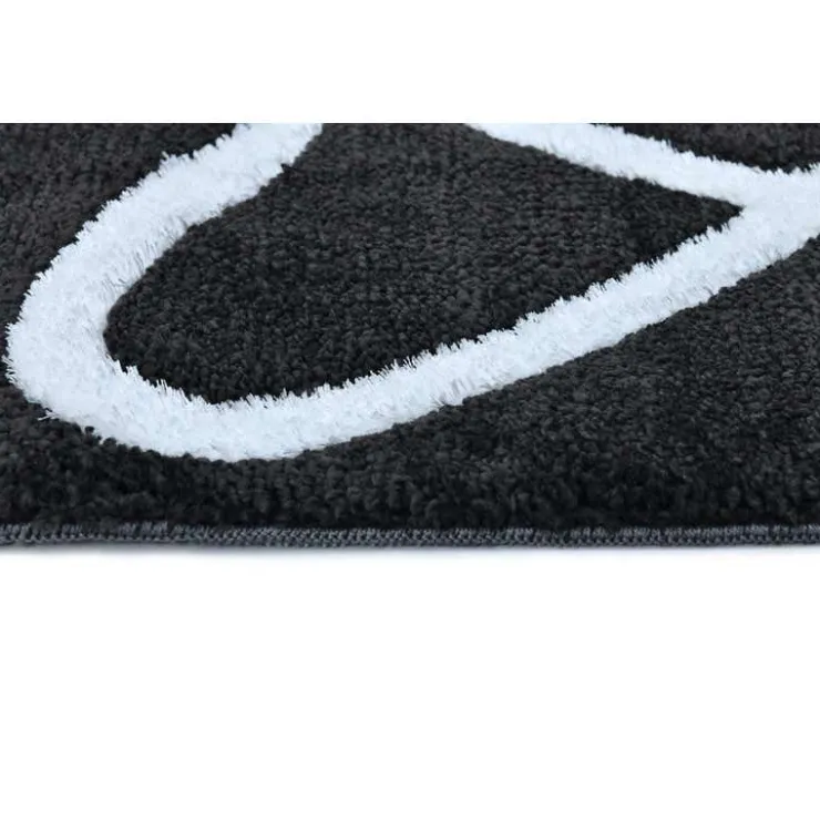 Indoor Rug - 8x10 Black / White Outlet