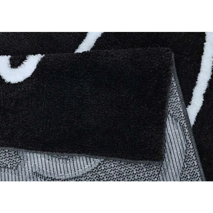 Indoor Rug - 8x10 Black / White Outlet