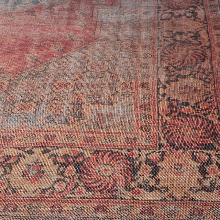 Indoor Rug - 5x7 Red/Blue/Orange Best