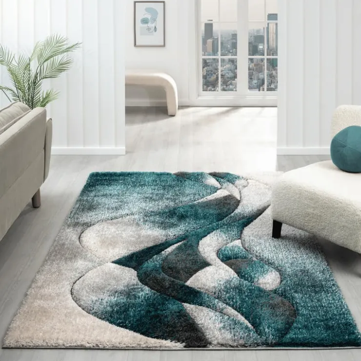 Indoor Rug - 8x10 Grey/Blue Outlet