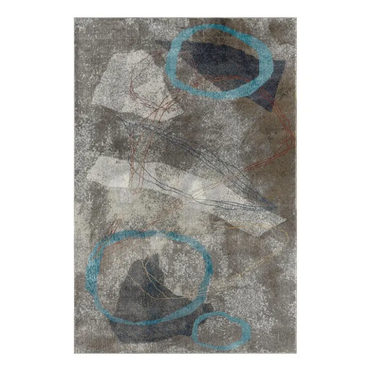 Indoor Rug - 8x10 Brown/Blue/Beige