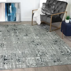 Indoor Rug - 8x10 Grey/Blue Clearance