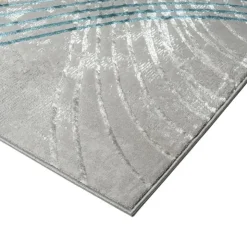Indoor Rug - 8x10 Grey/Gold/Blue