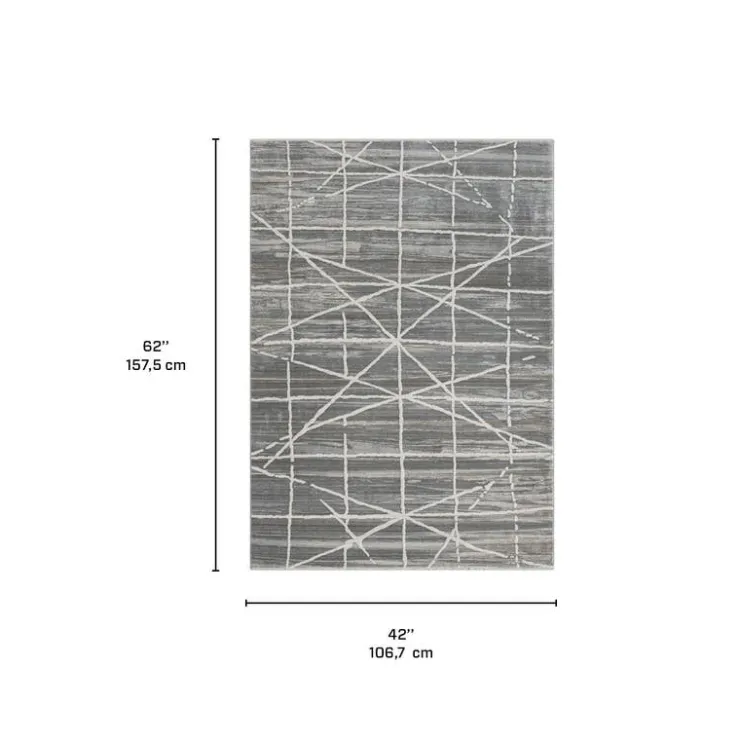 Indoor Rug - 3x5 Grey/Beige Online