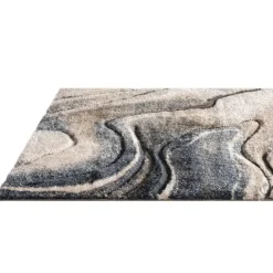 Indoor Rug - 8x10 Beige/Brown/Blue