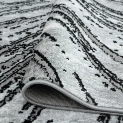Indoor Rug - 8x10 Black/Grey/White Clearance