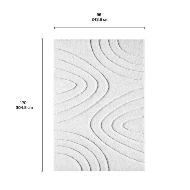 Indoor Rug - 8x10 White Hot