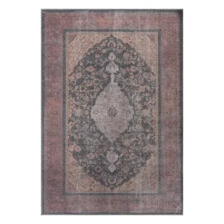 Indoor Rug - 6x9 Red/Blue/Orange Hot
