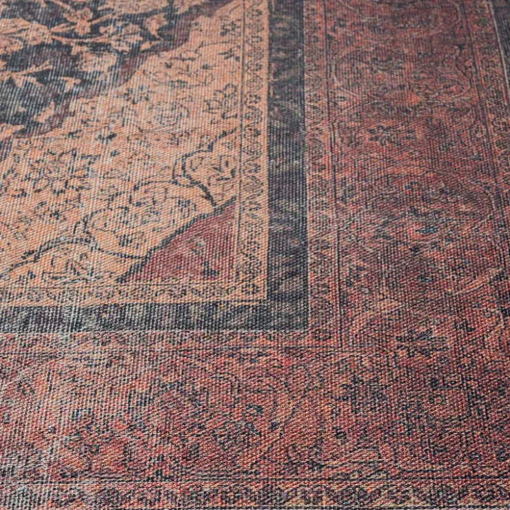 Indoor Rug - 6x9 Red/Blue/Orange Hot