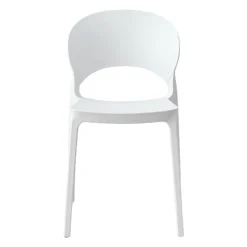 Indoor/Outdoor Resin Stackable Chair - White Sale