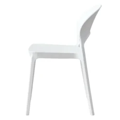 Indoor/Outdoor Resin Stackable Chair - White Sale