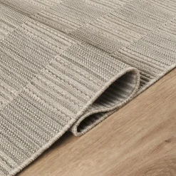 Indoor/Outdoor Rug - 6 x 9 ft Grey-black Best