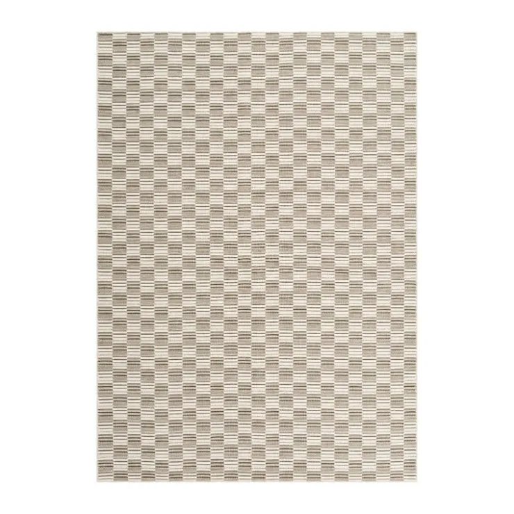 Indoor/Outdoor Rug - 10 x 13 ft Grey-black New