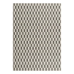 Indoor/Outdoor Rug - 5 x 7 ft Grey-black Sale