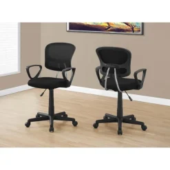 Monarch Juvenile Office Chair - Black Best