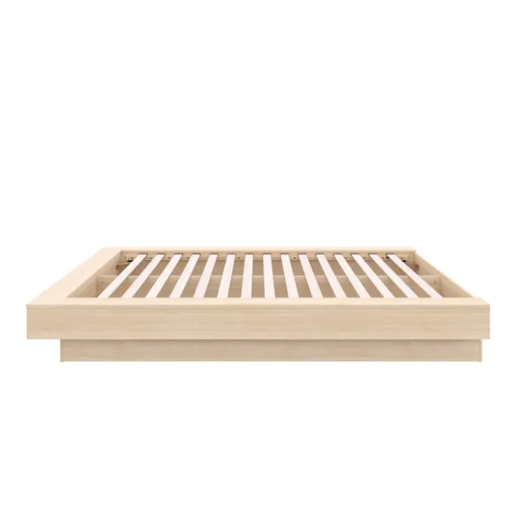 Nexera King Bed (78") - Natural Blonde Oak Hot