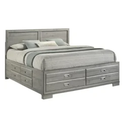 King Bed with Drawers & Headboard - 78