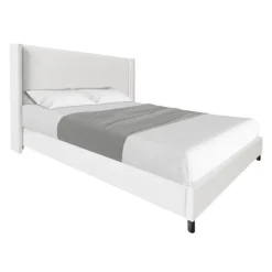 King Bed with Headboard (78") Ivory Discount