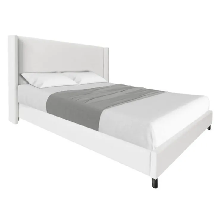 King Bed with Headboard (78") Ivory Discount
