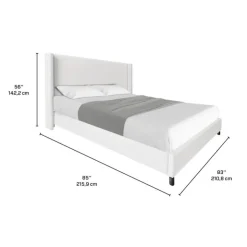King Bed with Headboard (78