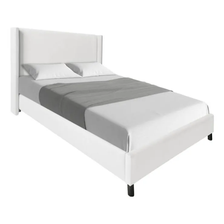King Bed with Headboard (78") Ivory Discount