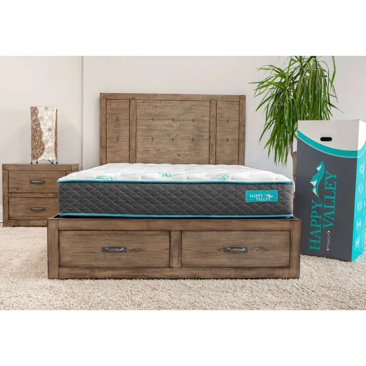 Dreamstar King Firm Foam Mattress-in-a-Box - 78" Turquoise Clearance