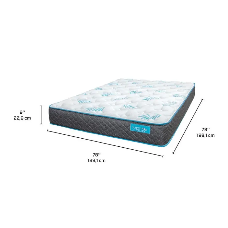 Dreamstar King Firm Foam Mattress-in-a-Box - 78" Turquoise Clearance