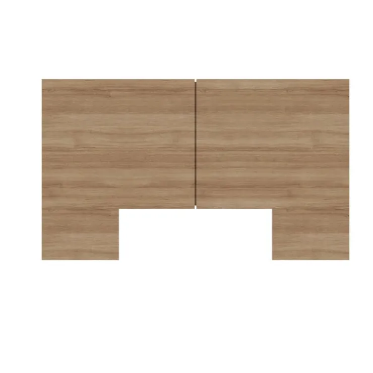 Nexera King Headboard (78") - Brown Oak