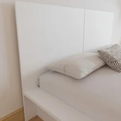 Nexera King Headboard (78") - White wood grain