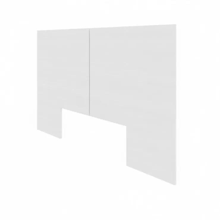 Nexera King Headboard (78") - White wood grain
