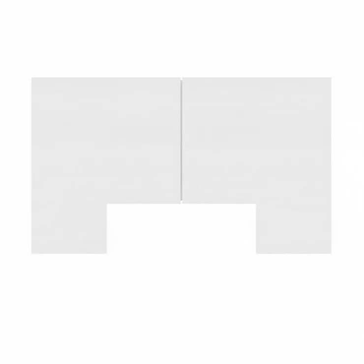 Nexera King Headboard (78") - White wood grain