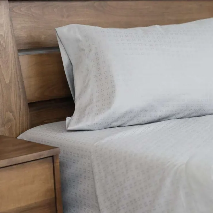 King Microfibre Bed Sheet Set - Cement Grey Best
