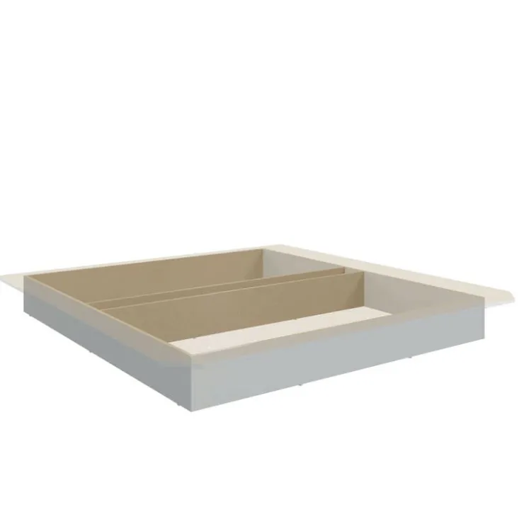 SUA-V King Platform Bed (78") White Clearance