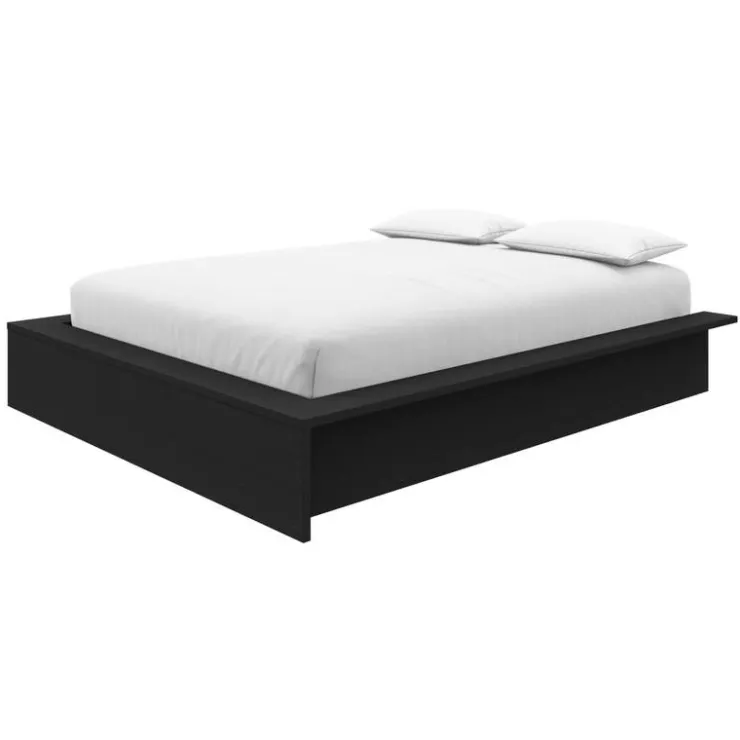 Nexera King Platform Bed (78") - Black karisma Clearance
