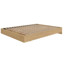 Nexera King Platform Bed (78") - Natura maple Clearance