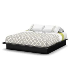 Meubles South Shore King Platform Bed (78") - South Shore Pure Black Sale