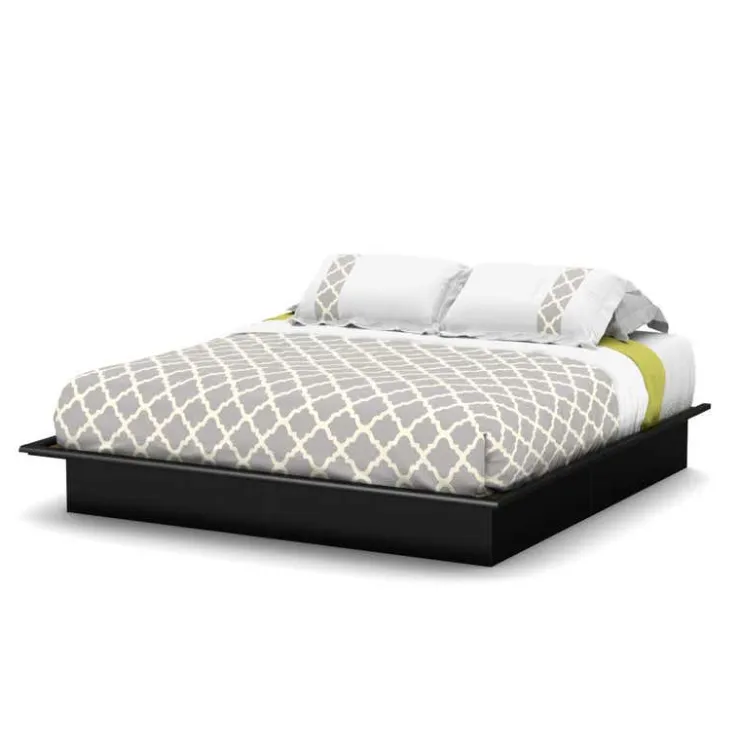 Meubles South Shore King Platform Bed (78") - South Shore Pure Black Sale
