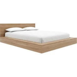 Nexera King Platform Bed with Headboard (78