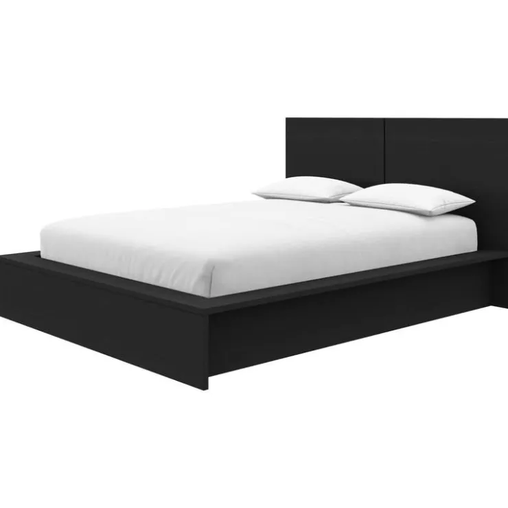 Nexera King Platform Bed with Headboard (78") - Black karisma Hot